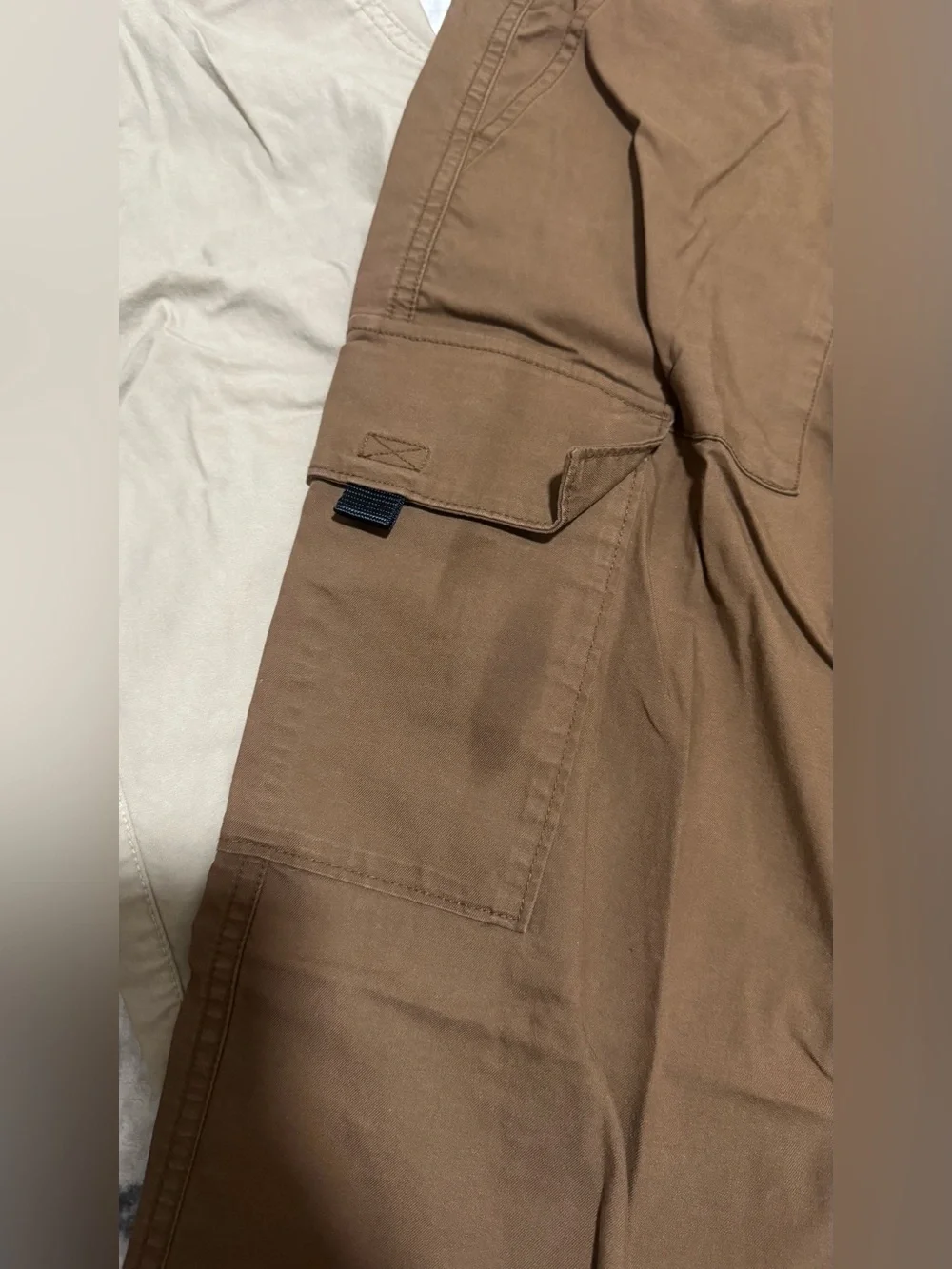 2 Pair- Old Navy Boys XL 14-16 Tech Taper Cargo Pants 2 Pair Lot Tan Brown
